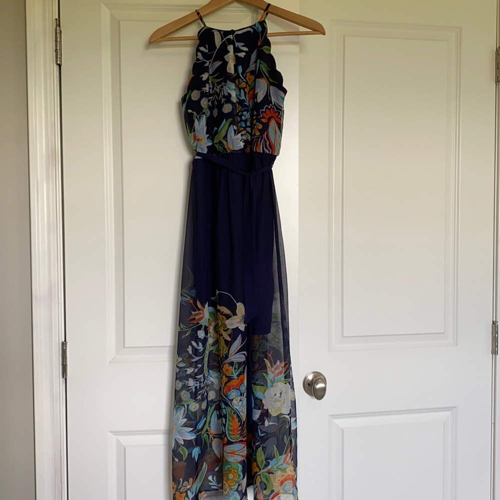 Amy Byer sheer floral dress